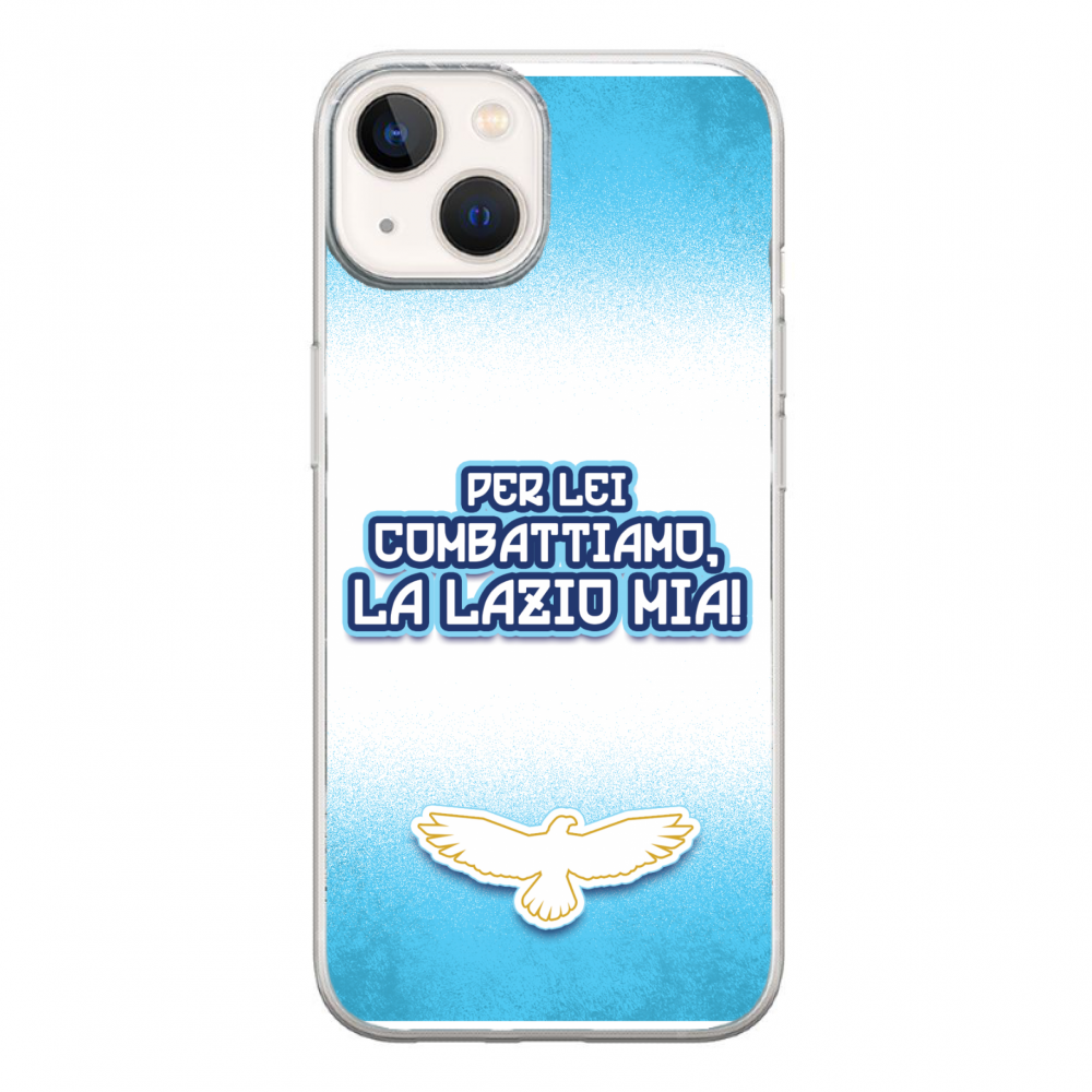 Cover Gomma iPhone 14 Cover Ultras Lazio 2