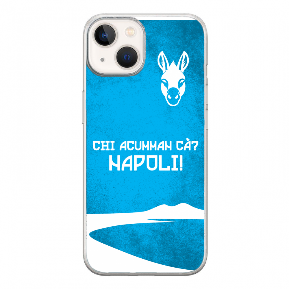 Cover Gomma iPhone 14 Cover Ultras Napoli 2