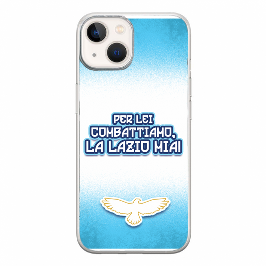 Cover Gomma iPhone 14 Cover Ultras Lazio 2