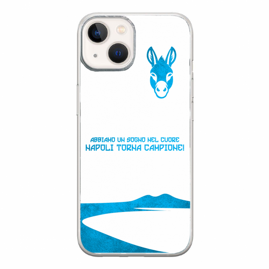 Cover Gomma iPhone 14 Cover Ultras Napoli 3
