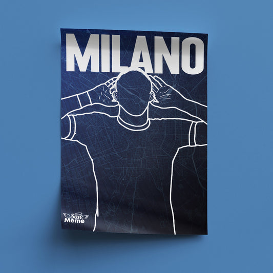 Poster 50x75 | Esultanza Derby + Milano