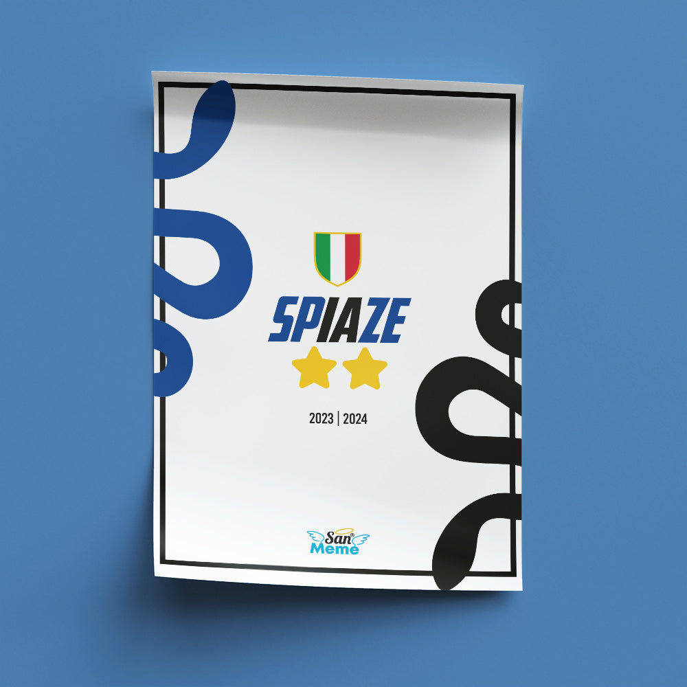 Poster 50x75 | Spiaze sfondo bianco